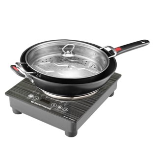 SMARTHOME เตาแม่เหล็กไฟฟ้าแบบหลุม 2000วัตต์ พร้อมหม้อและกระท…