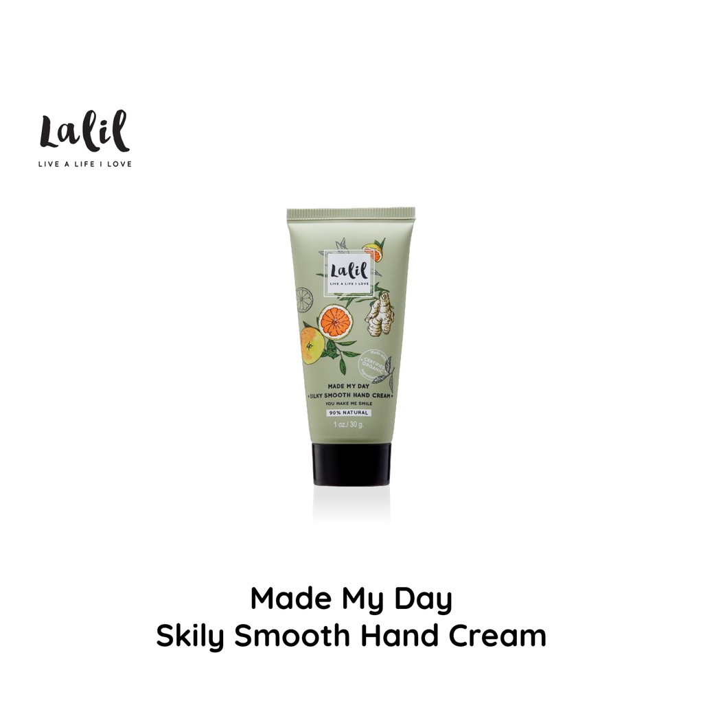 LALIL Made my day Silky Smooth Hand Cream 30g (ครีมบำรุงผิวมือนุ่ม หอมชวนอารมณ์ดี )