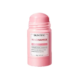 SKINTIFIC สคินทิฟฟิค ไนอะซินาไมด์ ไบรท์ เคลย์ สติ๊ก 40 กรัม