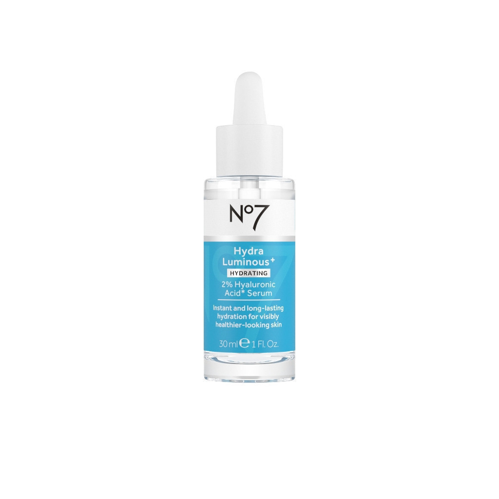 No7 Hydraluminous+ Hydrating 2% Hyaluronic Acid Serum 30Ml. นัมเบอร์เซเว่น ไฮดราลูมินัส+ ไฮเดรติ้ง 2% ไฮยาลูโรนิค แอซิด เซรั่ม 30 มล.