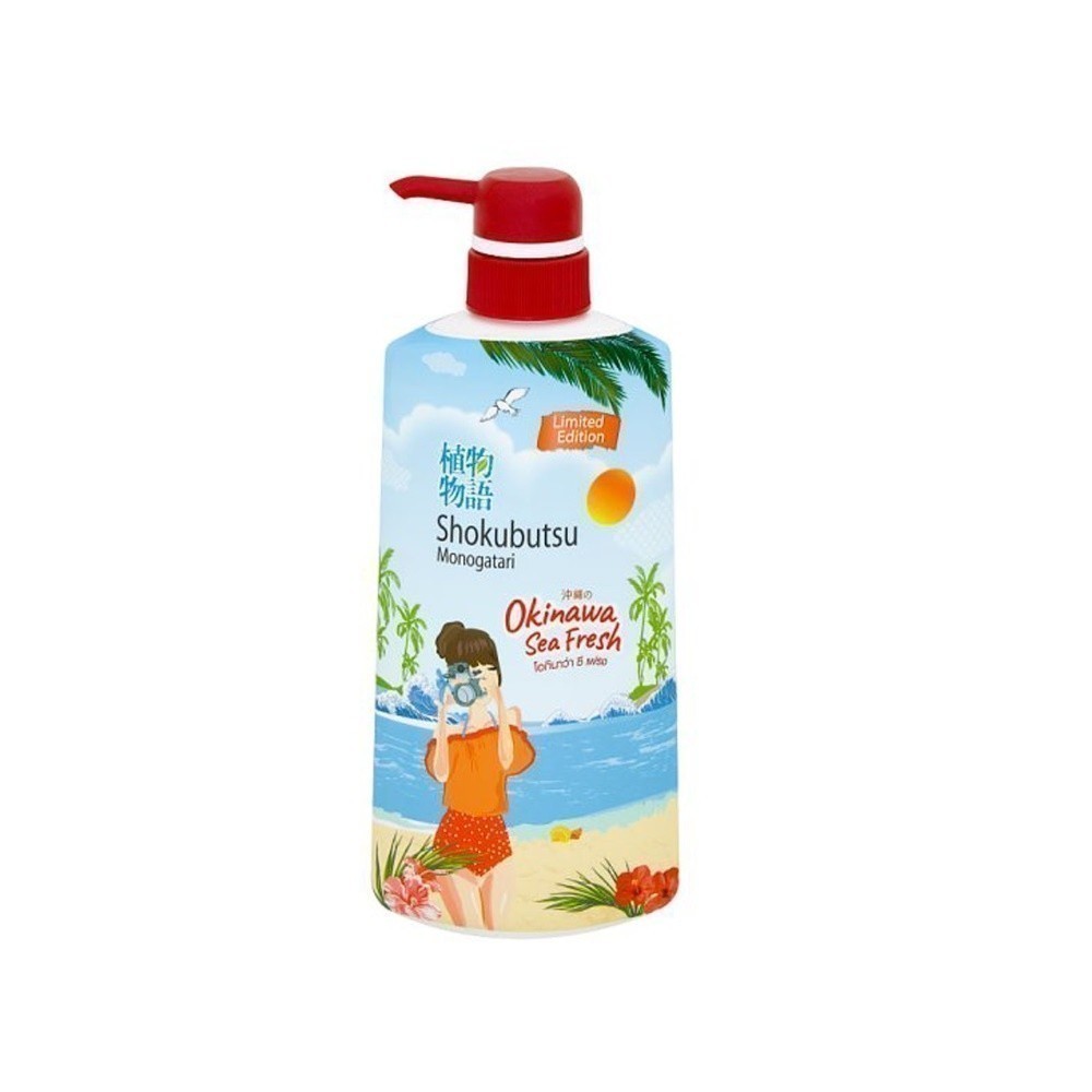 Shokubutsu Okinawa Sea Fresh 500 Ml Shokubutsu Okinawa Sea Fresh โชกุบุสซึ ครีมอาบน้ำ สูตรโอกินาว่า 