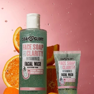 Soap & Glory Face Soap And Clarity Vitamin C Facial Wash 350Ml โซพ แอนด์ กลอรี่