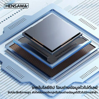 HENSAWA รุ่น OT731 สายอะแดปเตอร์อเนกประสงค์แบบ 2-in-1 Type C ไปยัง OTG USB 2.0 โอนข้อมูล 480Mbps + USB-C ที่ชาร์จ PD10W