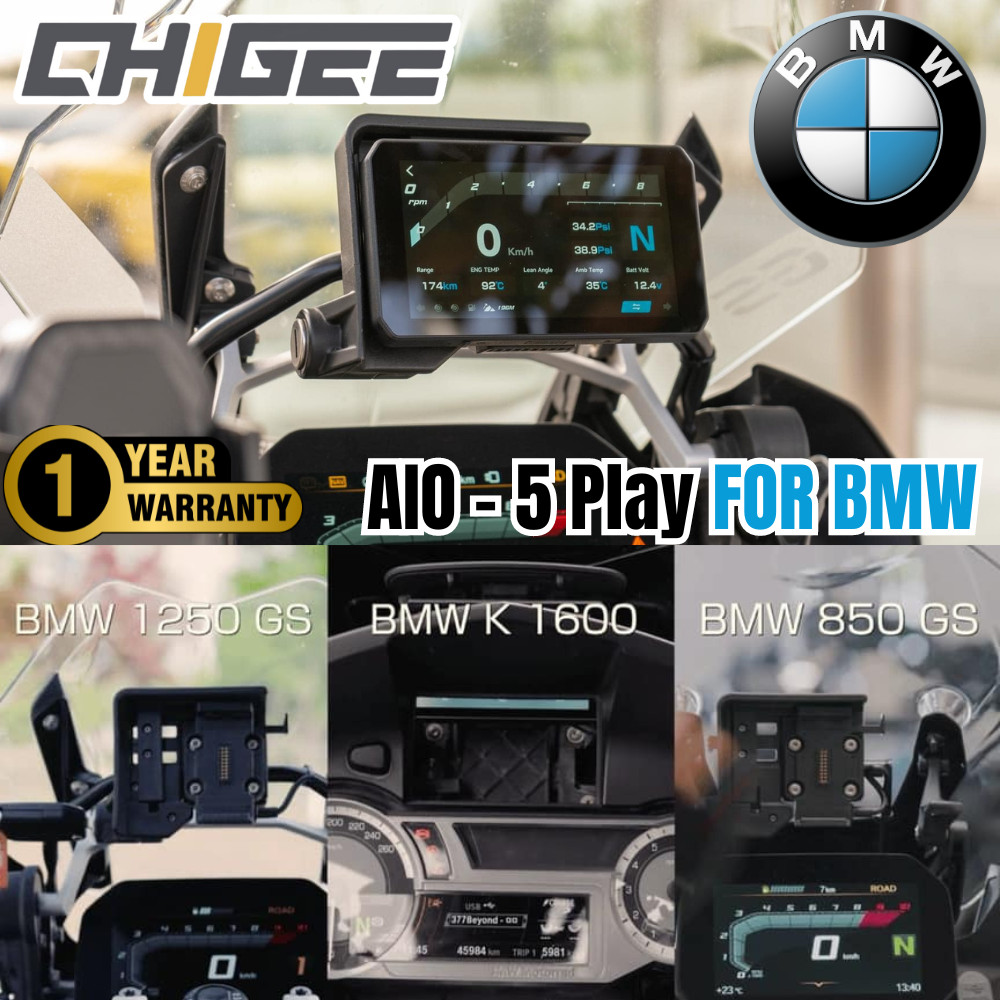 รับประกัน 1ปี!! กล้องติดรถมอเตอร์ไซค์ CHIGEE 'AIO-5 PLAY สำหรับ BMW ของแท้!! ส่งไว!! 320sp
