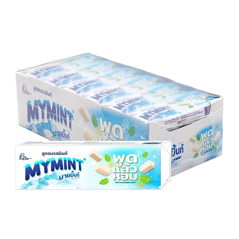 มายมิ้นท์ ลูกอม แท่ง รสมินต์ 32 ก. 24 ชิ้น