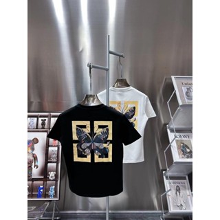 Givenchy 23SS เสื้อยืดคอกลม แขนสั้น แฟชั่นฤดูร้อน และฤดูใบไม้ร่วง สําหรับผู้ชาย และผู้หญิง