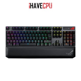 iHAVECPU KEYBOARD (คีย์บอร์ด) ASUS ROG STRIX SCOPE NX WIRELESS DELUXE (ROG NX BLUE) (TH) (XA09)