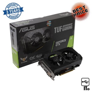 VGA ASUS GEFORCE GTX 1660 SUPER TUF O6G GAMING - 6GB GDDR6 ประกัน 3Y การ์ดจอ กราฟิกการ์ด