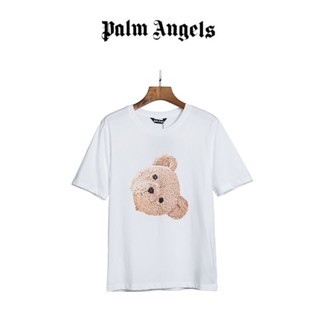 [Blogger แขนสั้น] เสื้อยืดลําลอง คอกลม แขนสั้น พิมพ์ลาย Palm Angel Palm Angel ทรงหลวม สําหรับผู้ชาย และผู้หญิง