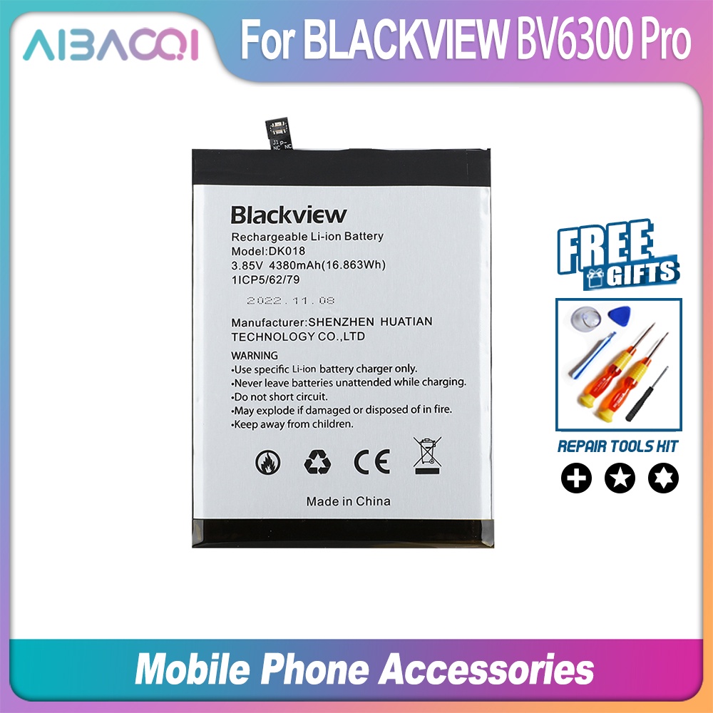 AiBaoQi Original DK018แบตเตอรี่4380MAh สำหรับ Blackview BV6300 Pro โทรศัพท์มือถือ Bateria พร้อมเครื่