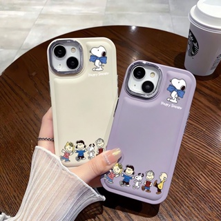 เคสโทรศัพท์มือถือ แบบนิ่ม ลายสนูปปี้ สําหรับ iPhone 14Promax 13 12 11 7Plus X XR xsmax