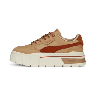 PUMA PRIME/SELECT - รองเท้าผ้าใบผู้หญิง Mayze Stack Wild Women สีเบจ - FTW - 39000601