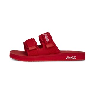 PUMA BASICS - รองเท้าแตะ PUMA x COCA-COLA Wilo Sandals สีแดง - FTW - 38704201