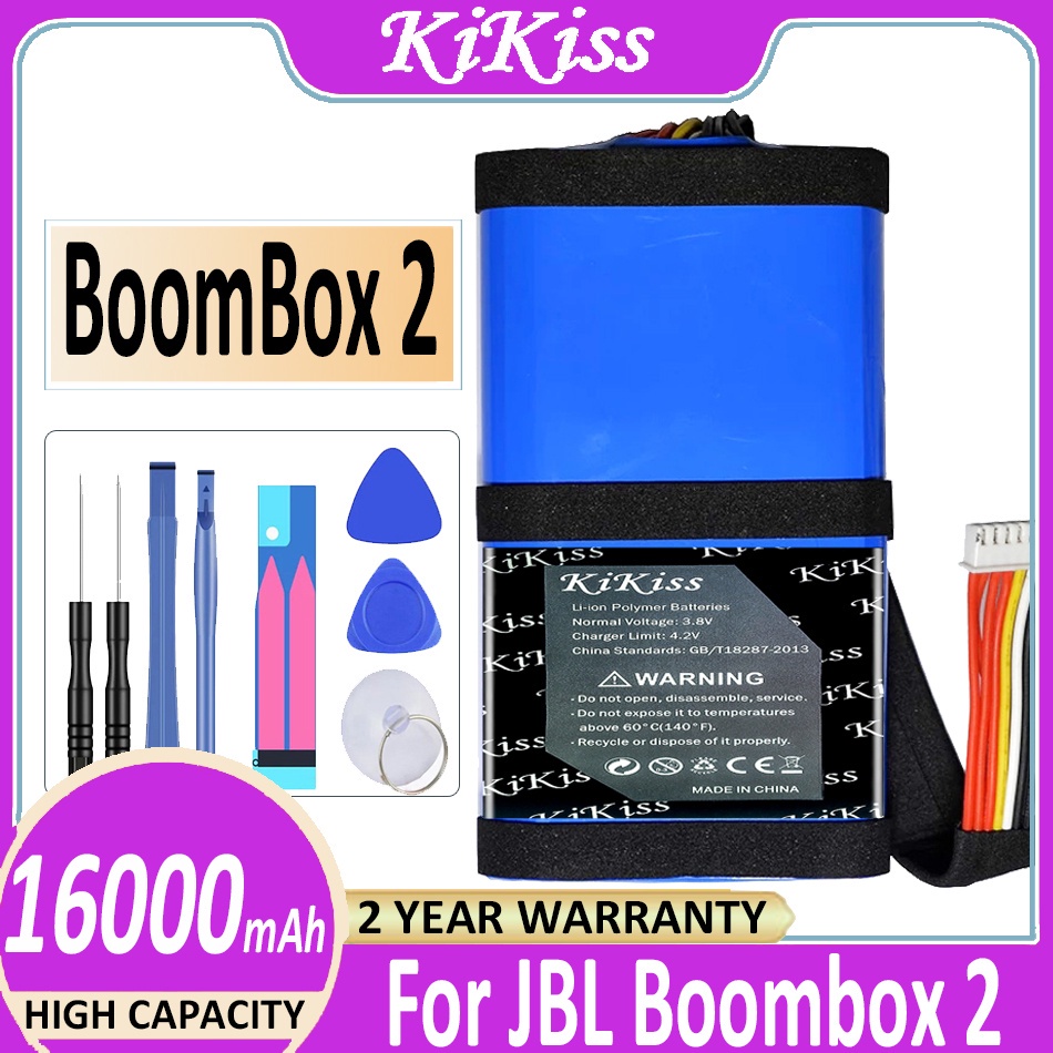 Original KiKiss แบตเตอรี่ BoomBox2 16000MAh สำหรับ JBL Boombox 2แบตเตอรี่
