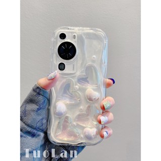 เคสโทรศัพท์มือถือ ประดับมุกเลเซอร์ สําหรับ Huawei p60pro p50pro glory 90 p40pro mate60