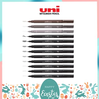 ทักแชทแจกโค้ด ปากกาตัดเส้นยูนิ หัวเข็ม ขนาด 0.03 - 0.8 &amp; Brush (UNI PIN Fineliner)