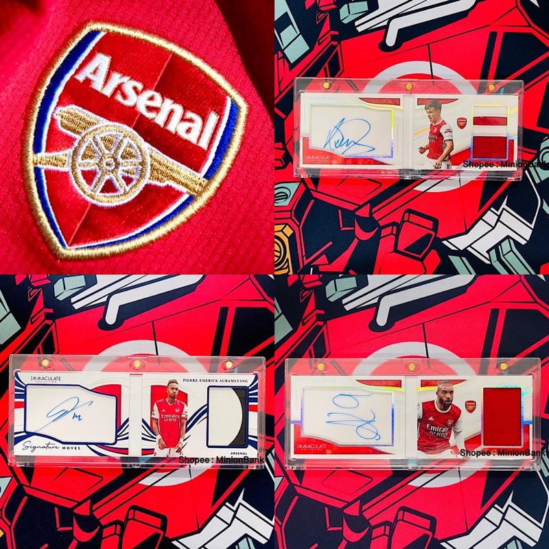 PANINI IMMACULATE BOOKLETS PATCH AUTOGRAPH ARSENAL การ์ดฟุตบอล การ์ดบอล อาร์เซนอล