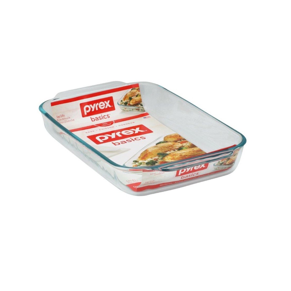 PYREX - ถาดอบแก้ว ขนาด 3qt/ 2.85 ลิตร