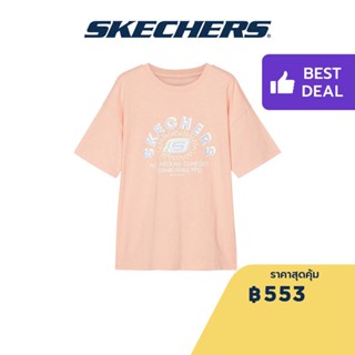 Skechers สเก็ตเชอร์ส เสื้อยืดแขนสั้นเด็ก Kids Short Sleeve Tee - L222K064-0051