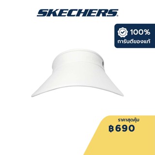 Skechers สเก็ตเชอร์ส หมวกไวเซอร์ยูนิเซ็กส์ Unisex Comfort Sports Performance Visor - P223U010-0019