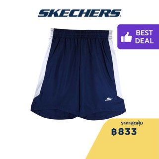 Skechers สเก็ตเชอร์ส กางเกงวิ่งขาสั้นผู้ชาย Men Running Shorts Apparel - SP22Q4M433-PRBL