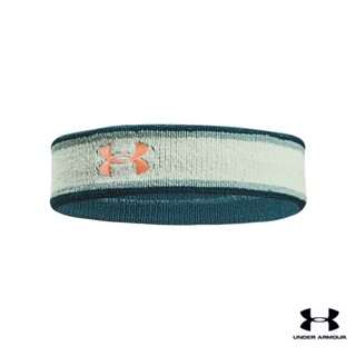 Under Armour UA Unisex Striped Performance Terry Headband อันเดอร์ อาร์เมอร์ ผ้าคาดศรีษะ เทรนนิ่ง สำหรับทุกเพศ