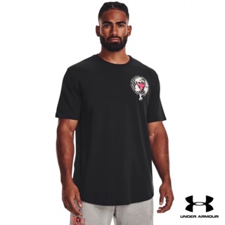 Under Armour UA Mens Project Rock Open 24 Hours Short Sleeve อันเดอร์ อาร์เมอร์ เสื้อออกกำลังกาย สำหรับผู้ชาย