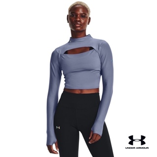 Under Armour UA Womens RUSH™ Mock Long Sleeve อันเดอร์ อาร์เมอร์ เสื้อออกกำลังกายสำหรับผู้หญิง