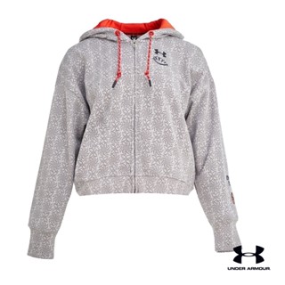 Under Armour UA Womens Terry Printed Full-Zip อันเดอร์ อาร์เมอร์ เสื้อออกกำลังกายสำหรับผู้หญิง