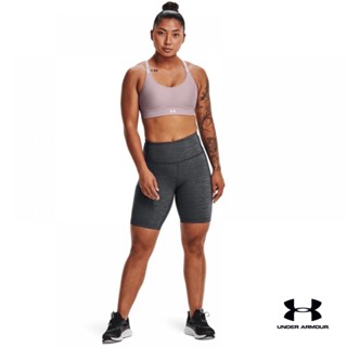 Under Armour UA  Womens Meridian Heathered Bike Shorts อันเดอร์ อาเมอร์ กางเกงออกกำลังกายขาสั้น สำหรับผู้หญิง