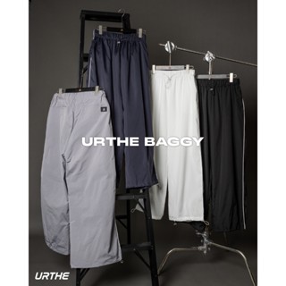 URTHE - กางเกงวอร์มขายาว ผ้าร่ม รุ่น BAGGY