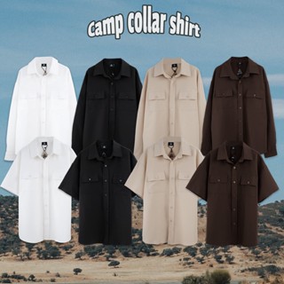 Urthe - เสื้อเชิ้ต แขนสั้น แขนยาว  รุ่น CAMP COLLAR SHIRT