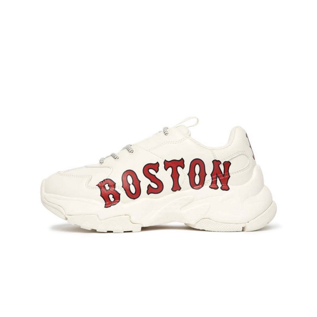 ✒พร้อมส่ง รองเท้า MLB รองเท้าผ้าใบผู้หญิง Big Ball Chunky Sneakers Boston สี Ivory