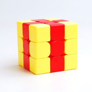 ☊┅♗ชิป Rubik s Cube Qiyi กล่องของขวัญ Rubik s Cube ระดับสามรายการเรียบและมั่นคงอนุบาลการฝึกอบรม Rubik s Cube การสอน Aids