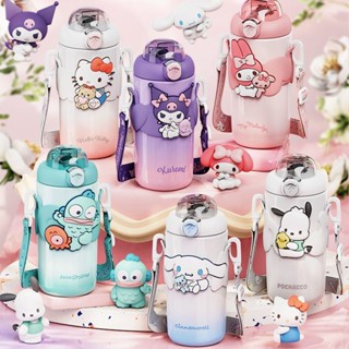 ถ้วยน้ำฉนวนกันความร้อนสำหรับเด็ก Kulomi Sanrio Hello Kitty สำหรับเด็กผู้หญิงที่มีมูลค่าสูง