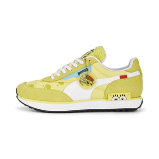 PUMA PRIME/SELECT - รองเท้าผ้าใบ PUMA x SPONGEBOB Future Rider สีเหลือง - FTW - 39197001