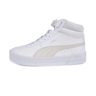 PUMA BASICS - รองเท้ากีฬาผู้หญิง Carina Mid สีขาว - FTW - 37323310