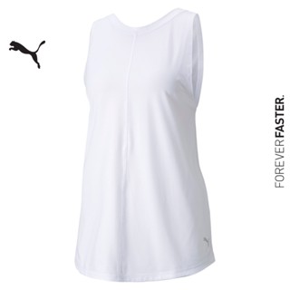 PUMA TRAINING - เสื้อกล้ามผู้หญิง CLOUDSPUN High Neck Training สีขาว - APP - 52105602