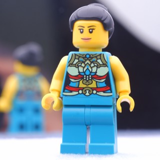 LEGO Musician Turquoise Costume Chinese Town &amp; City