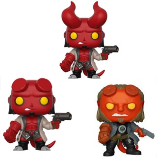 ☒㍿Funko POP ภาพยนตร์ Hellboy Son of Satan ภาพยนตร์และโทรทัศน์อุปกรณ์ต่อพ่วงตุ๊กตาทำด้วยมือเครื่องประดับ 01 #