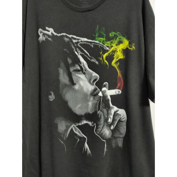 เสื้อวง มือสอง Bob Marley อก 48 ยาว 29
