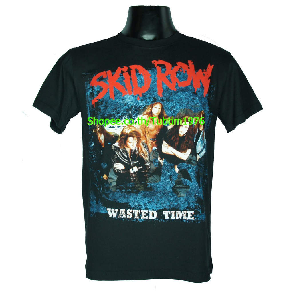 เสื้อวง Skid Row วงร็อค เมทัล สากล วินเทจ สคิด โรว์ SRW1263