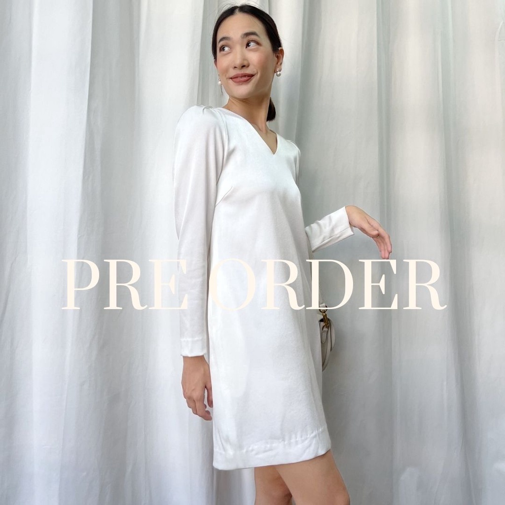 [PRE ORDER] MAVE เดรส รุ่น Pine Dress สี Off white