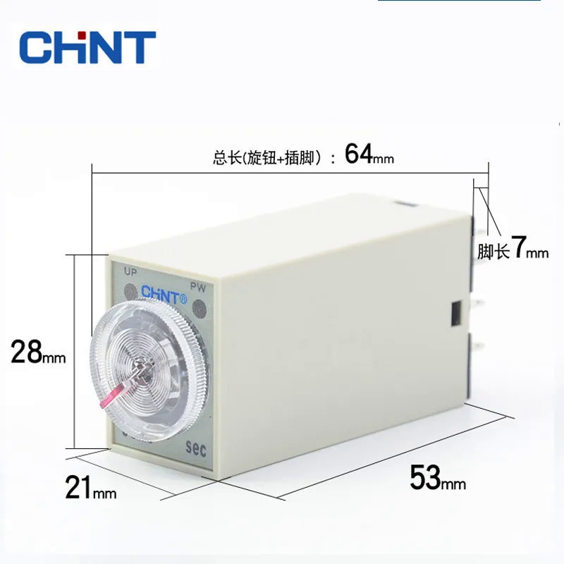Original CHINT JSZ6-2 H3Y-4 H3Y-2 Power On Time Delay รีเลย์ DC 12V 24V AC 220V 1S 5S 10S 60S เวลารี