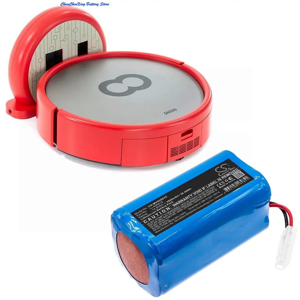 IBH1 OrangeYu 2600mAh Vacuum Battery Li-026418 for myVacBot SN500, For Puppyoo R30, R30 Pro, For Phi