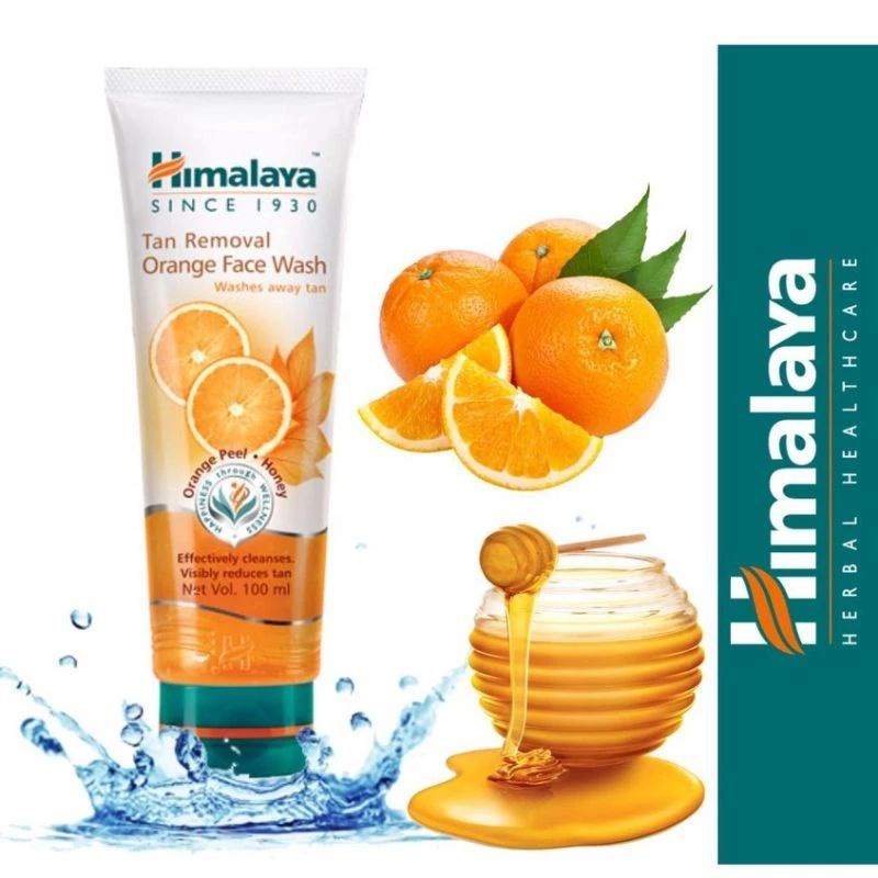 Himalaya orange Face Wash 100mlไฟมล้างหน้ากลิ่นส้ม