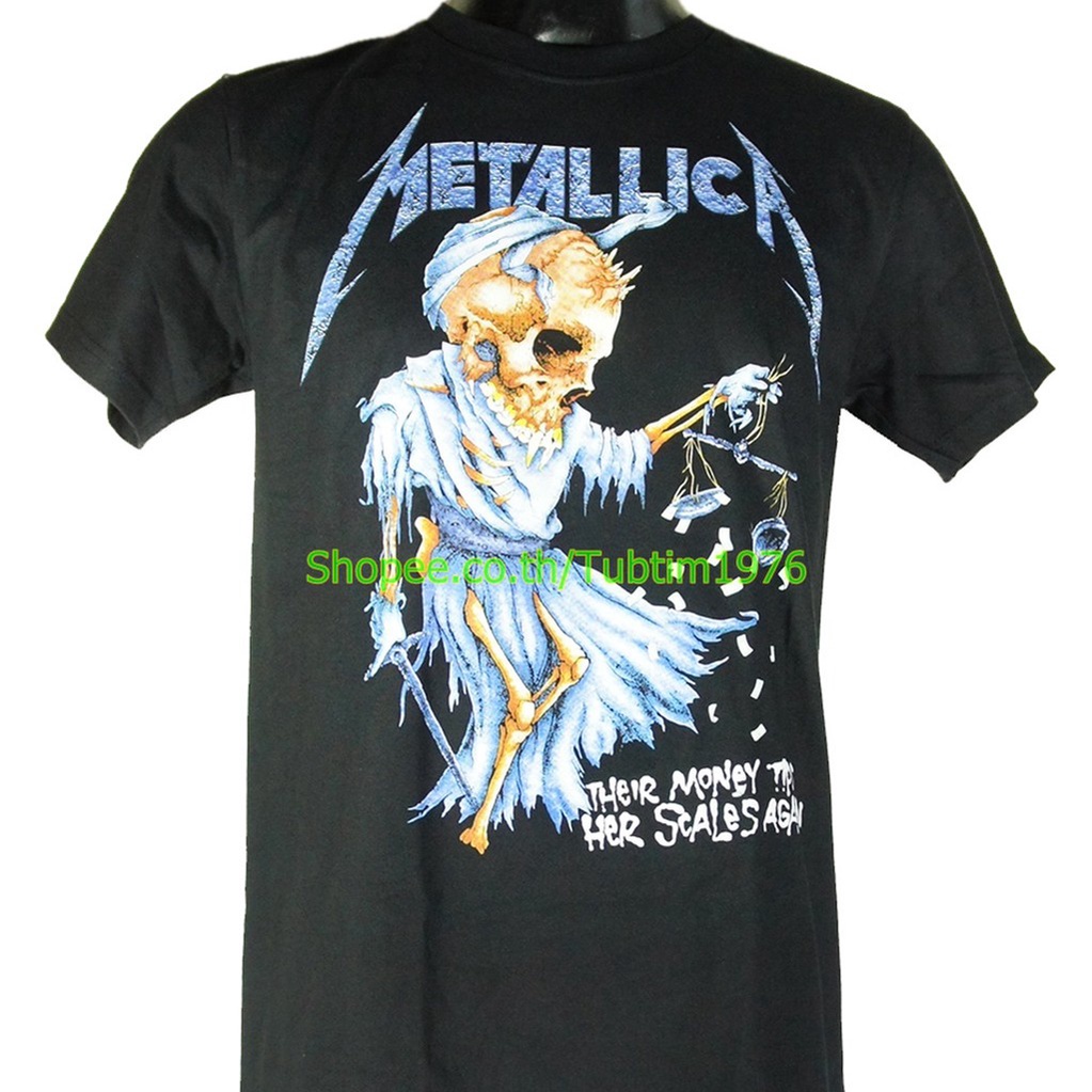เสื้อวง Metallica วงดนตรีร็อค เดธเมทัล วินเทจ เมทัลลิกา MET1598