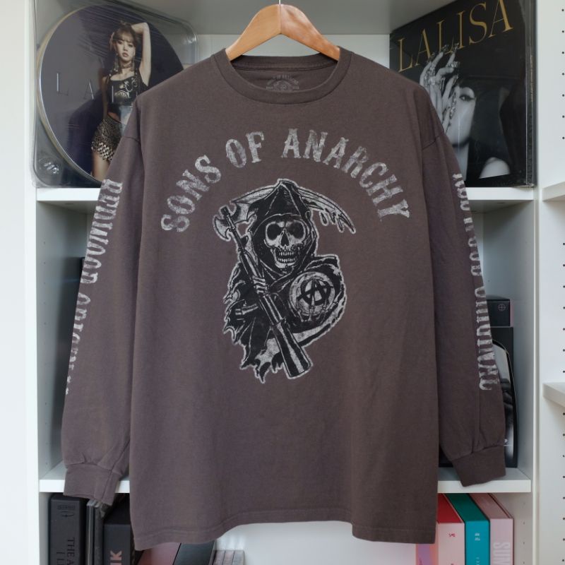 เสื้อยืดแขนยาว SONS OF ANARCHY (SOA) มือสองของแท้