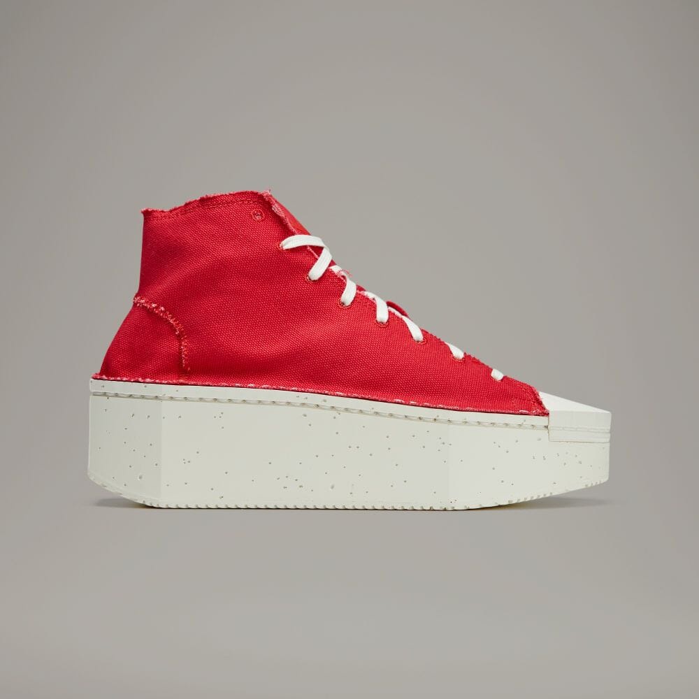 Adidas Y-3 Kyasu Hi College รองเท้าผ้าใบ สีแดง สําหรับผู้ชาย ผู้หญิง Y-3 Id2920
