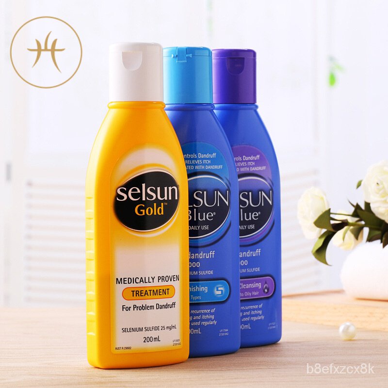 ออสเตรเลียSelsun Gold แชมพูขจัดรังแคธรรมชาติสีม่วงแชมพูขจัดรังแคและบรรเทาอาการคัน200mL VPJM